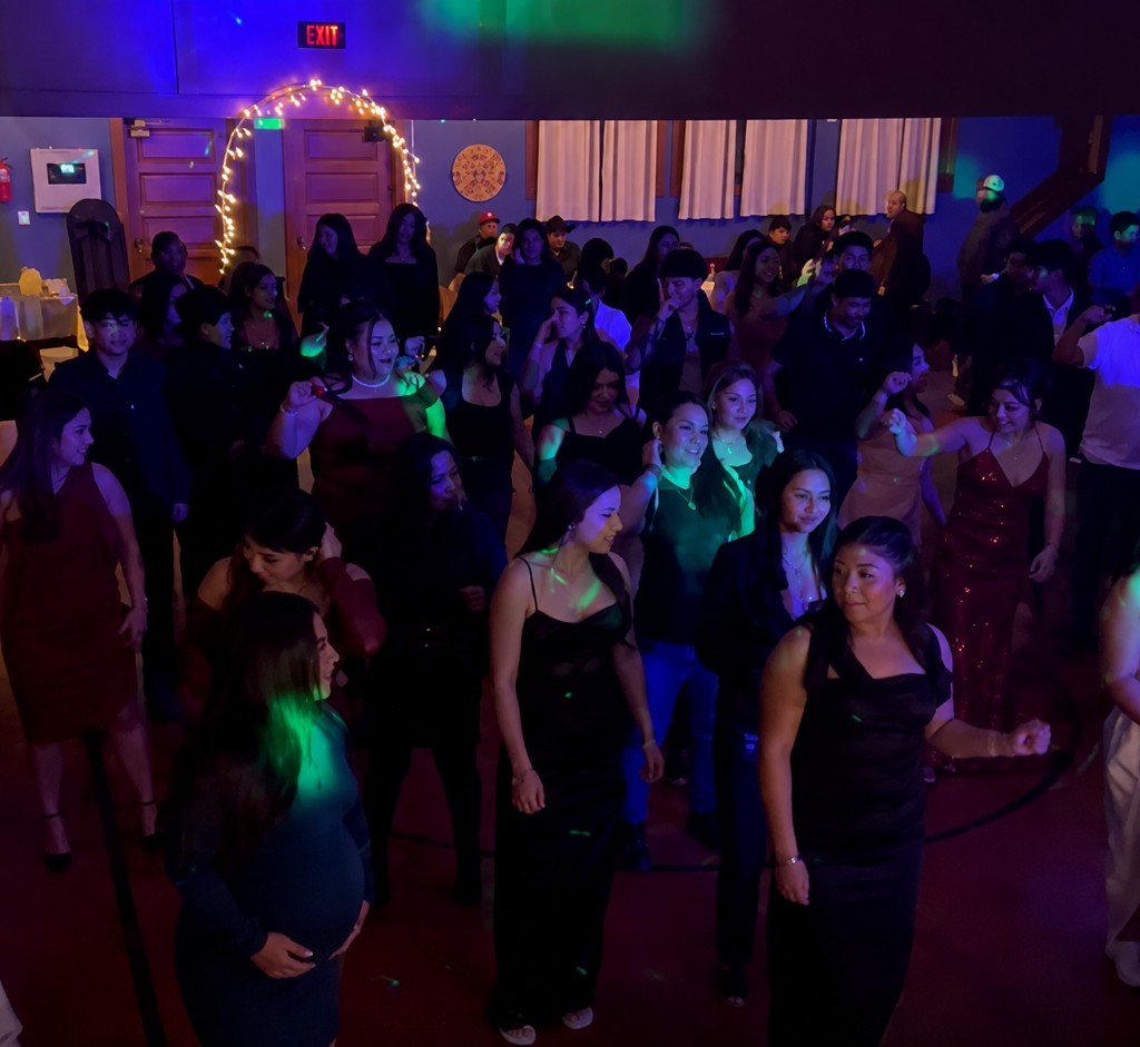 Guests dancing at a DJ Aqua event